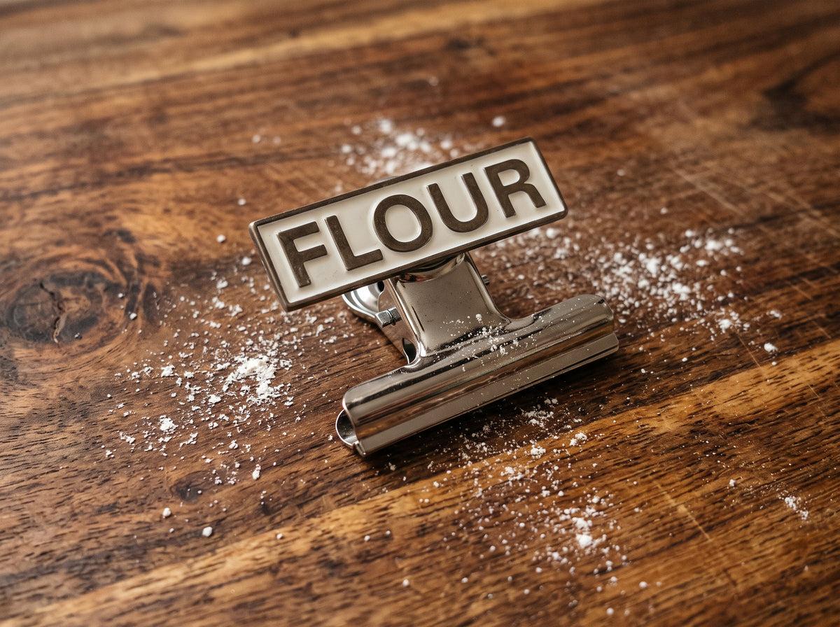 Metal Bulldog Clip FLOUR
