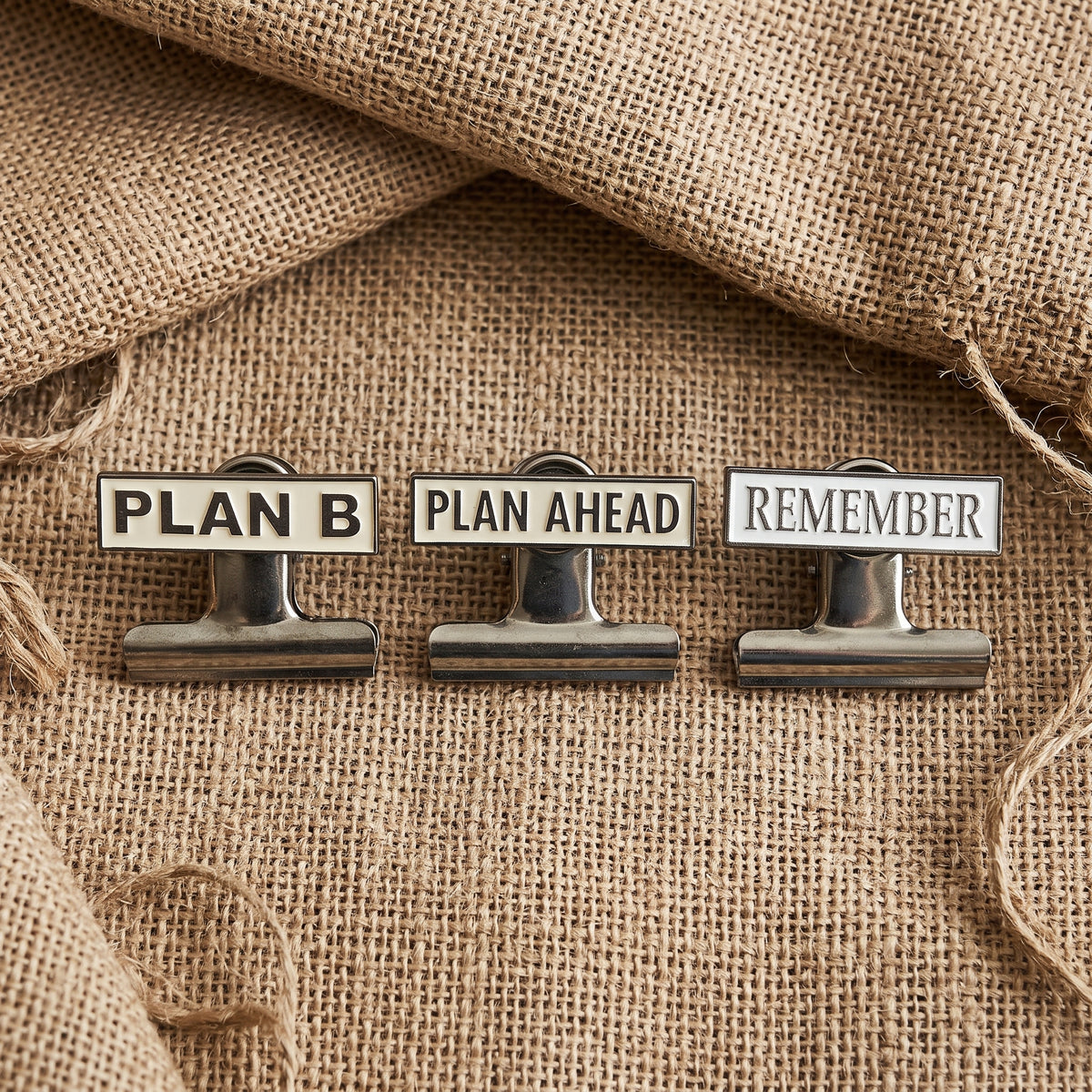 Metal Bulldog Clip PLAN AHEAD
