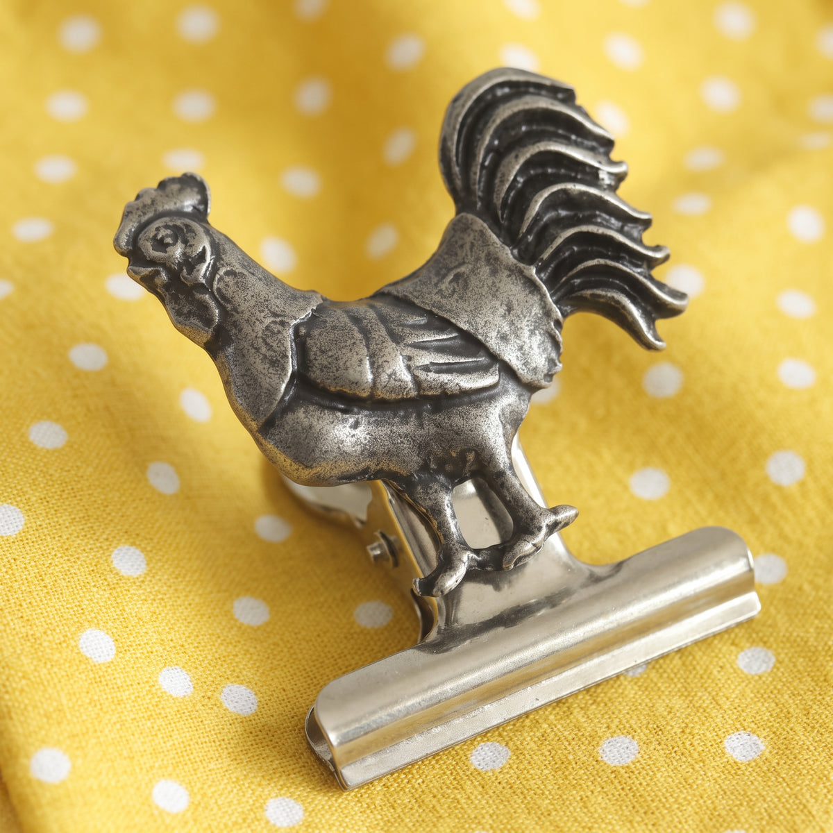 Metal Bulldog Clip ROOSTER