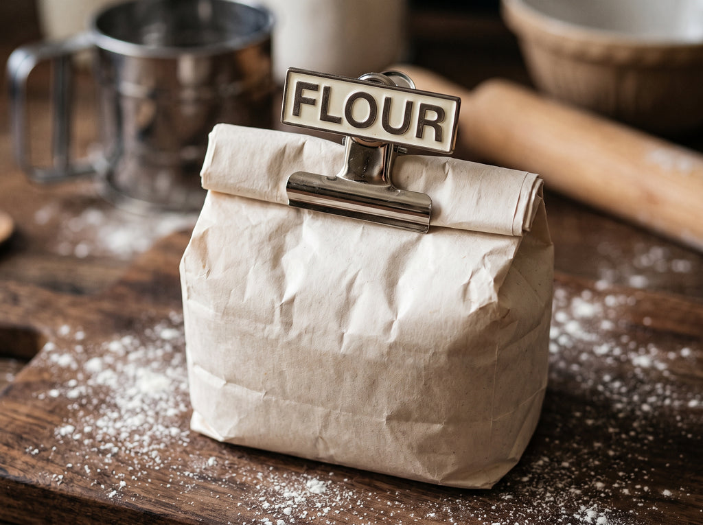 Metal Bulldog Clip FLOUR