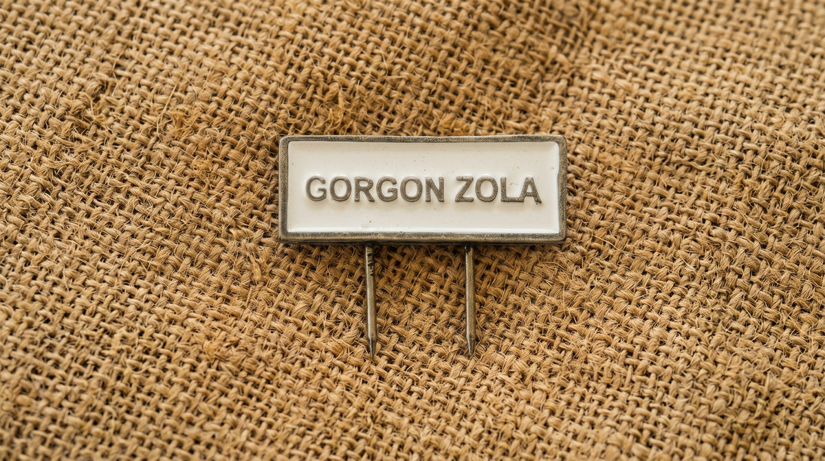 Metal Cheese Food Pin GORGONZOLA