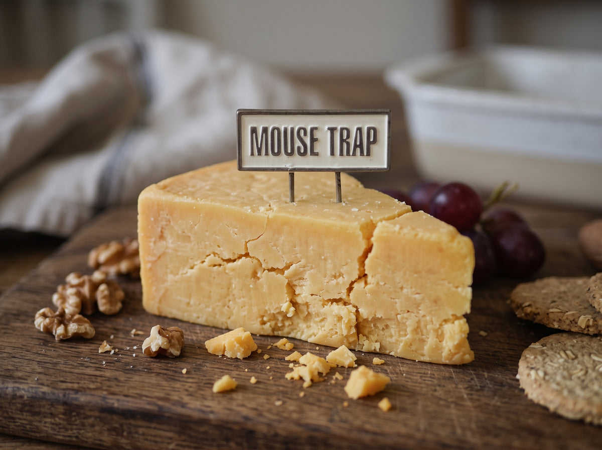 Metal Cheese Food Pin MOUSE TRAP