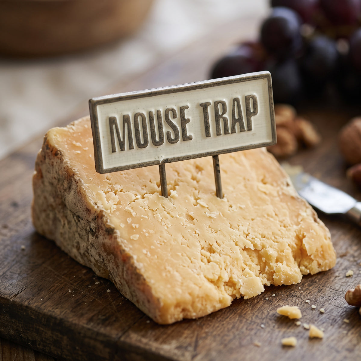 Metal Cheese Food Pin MOUSE TRAP