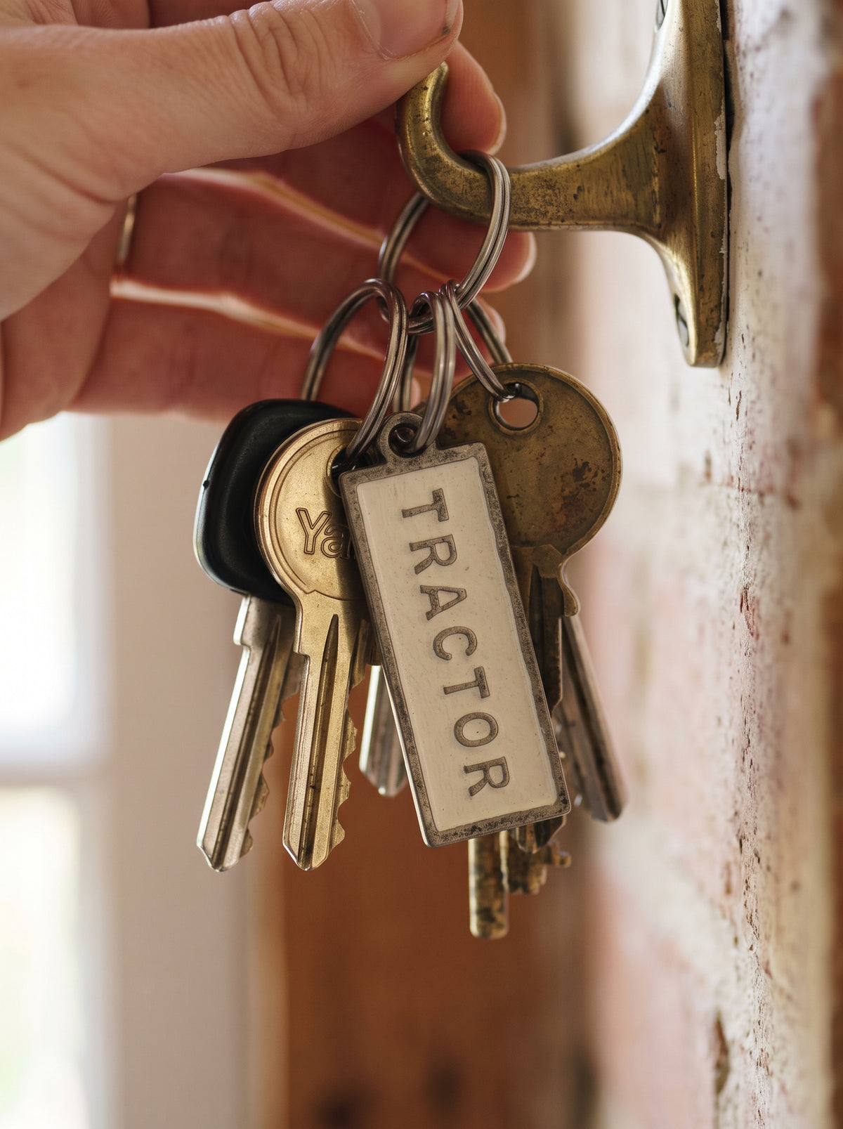 Metal Key Ring TACK ROOM
