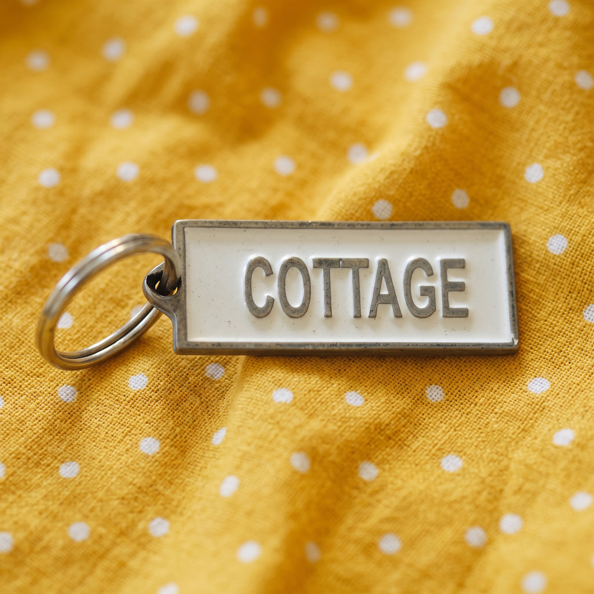 Metal Key Ring COTTAGE