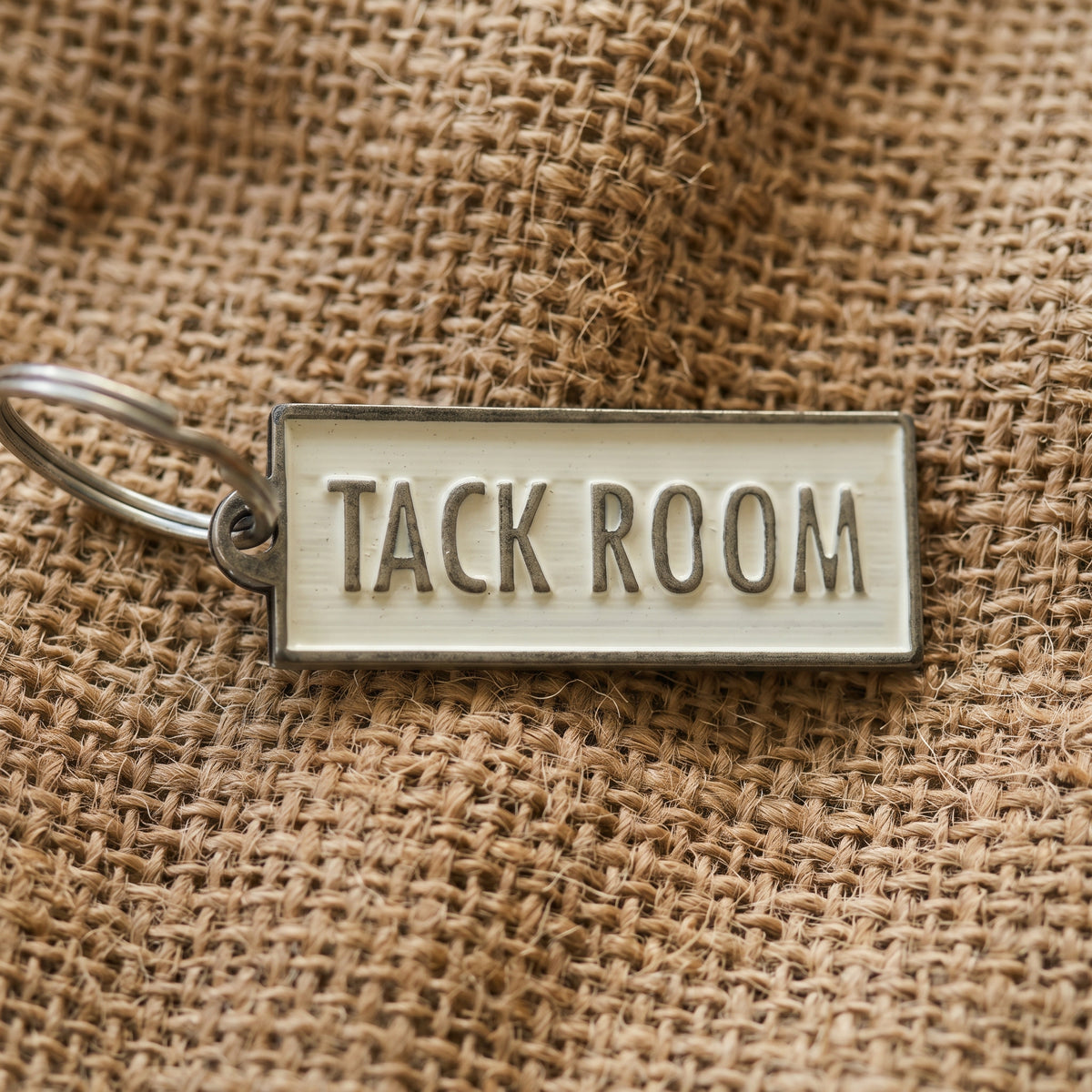 Metal Key Ring TACK ROOM
