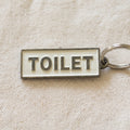 Metal Key Ring TOILET