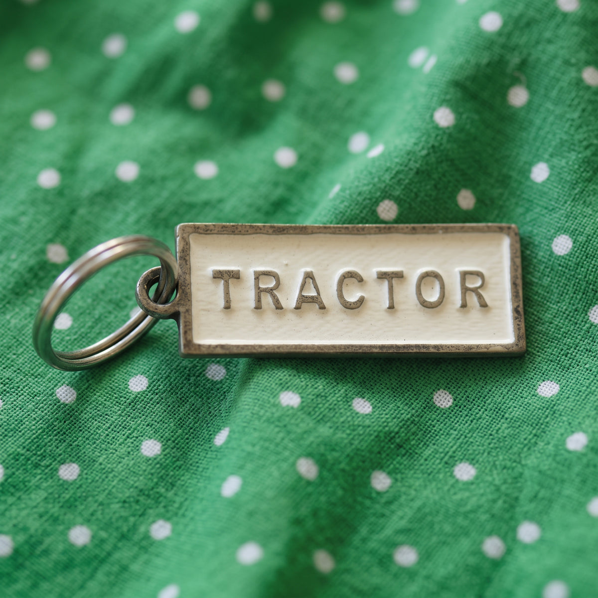 Metal Key Ring TRACTOR