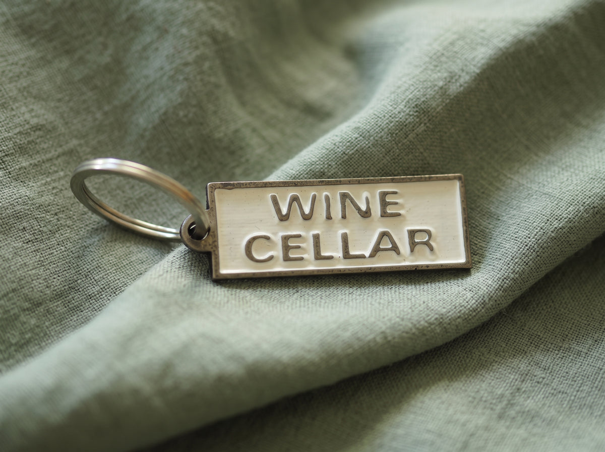Metal Key Ring WINE CELLAR