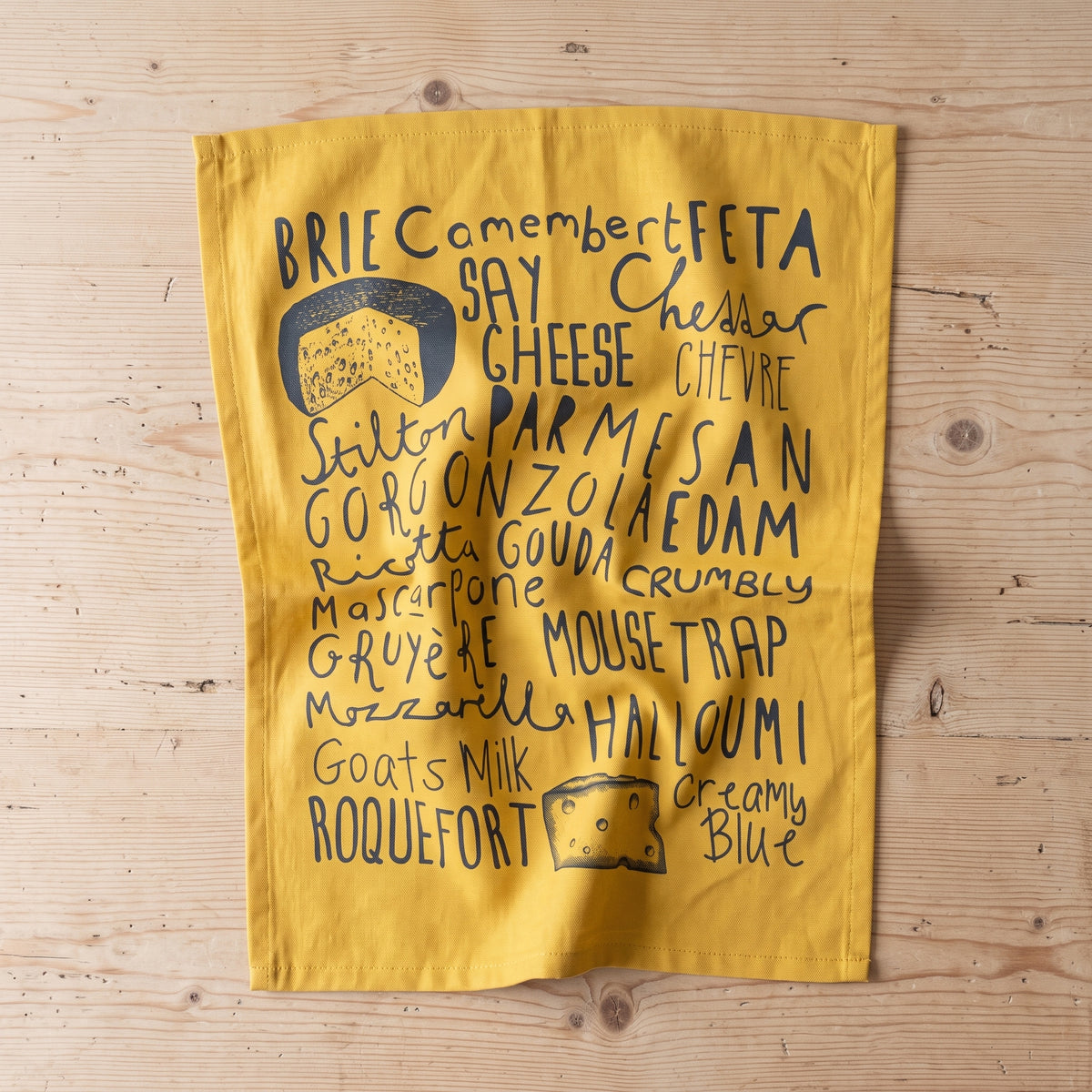 Cotton Tea Towel SAY CHEESE