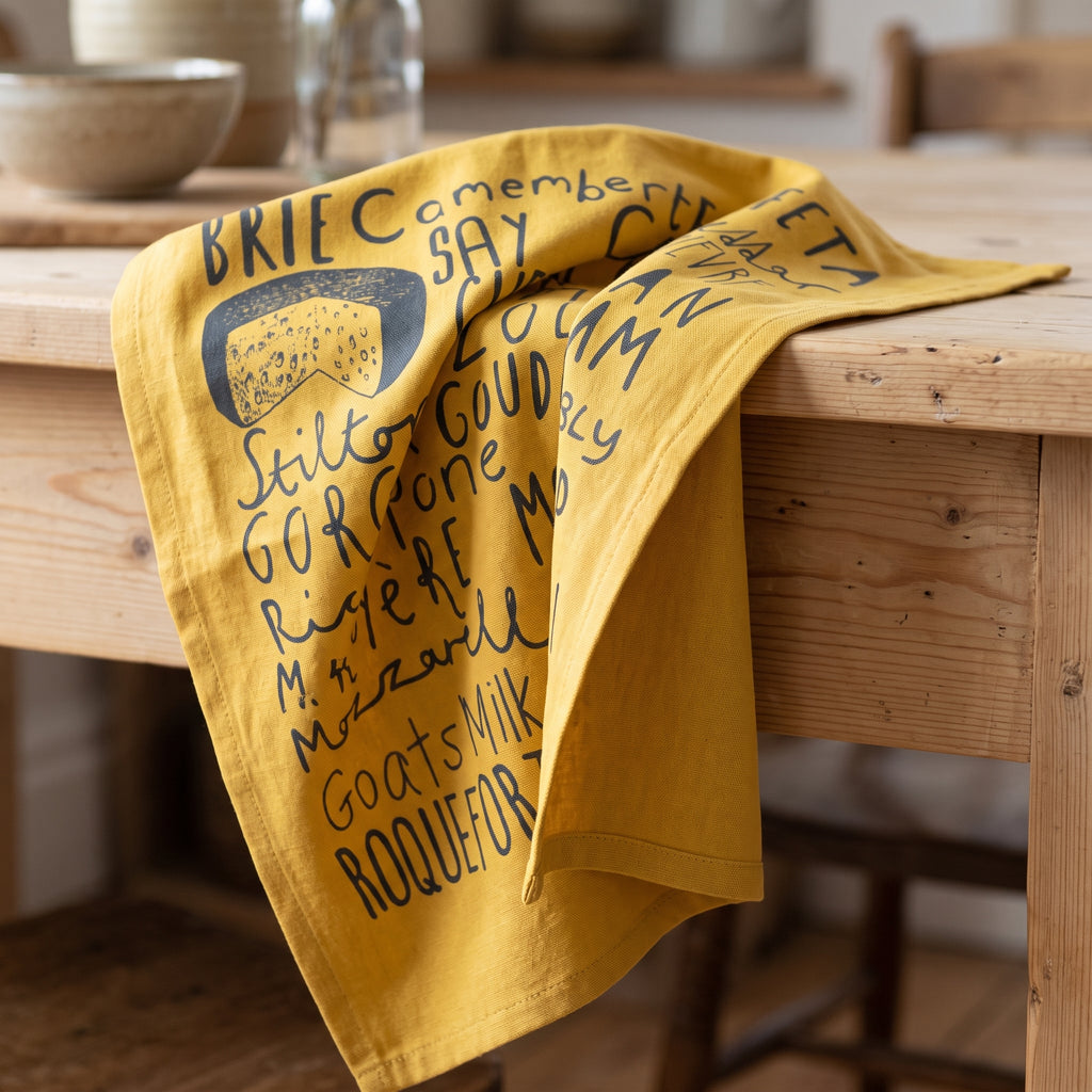 Cotton Tea Towel SAY CHEESE