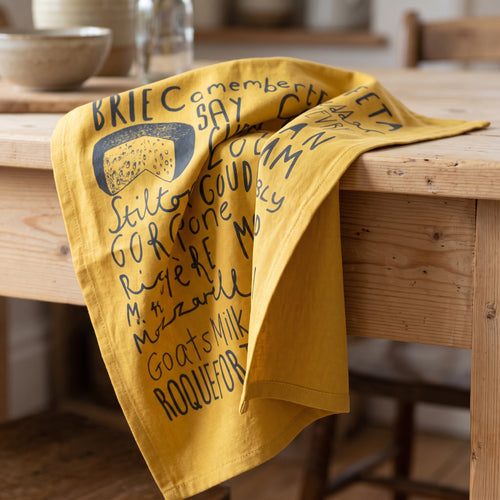 Cotton Tea Towel SAY CHEESE