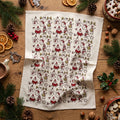 Cotton Tea Towel CHRISTMAS FRIENDS